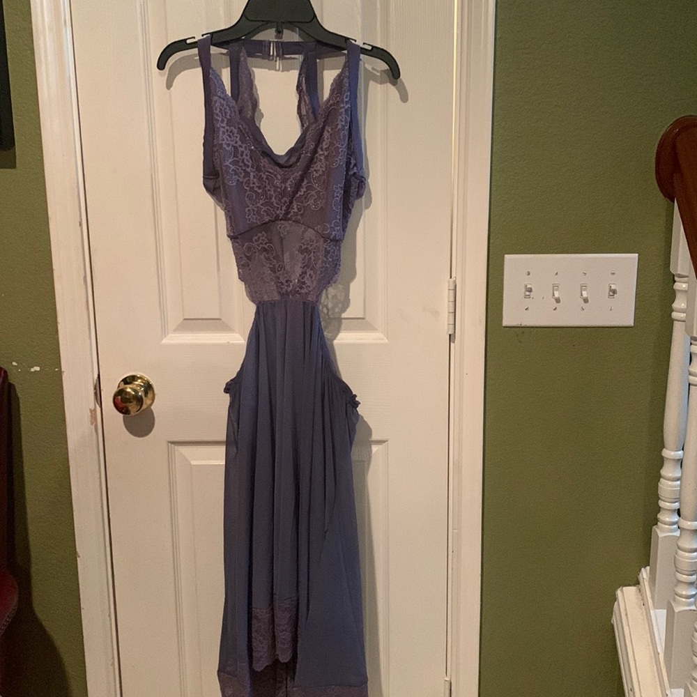 Blue dance dress